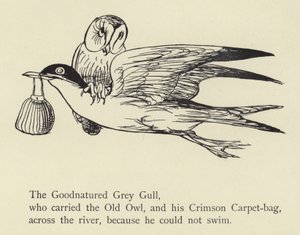 Goodnatured灰色のカモメ 作： Edward Lear